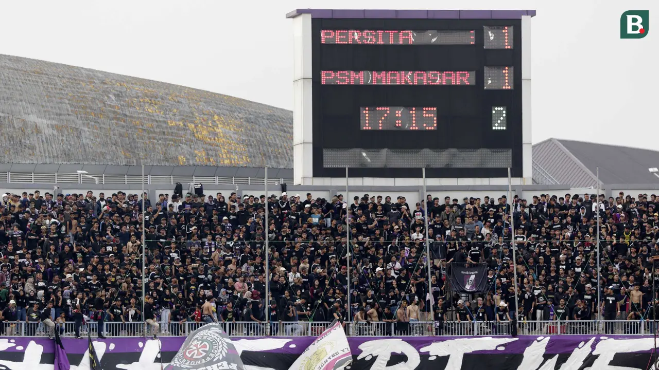Shopee Liga 1 : Persita Tangerang Vs PSM Makassar