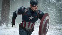 Chris Evans sebagai Captain America. Foto: via money.cnn.com