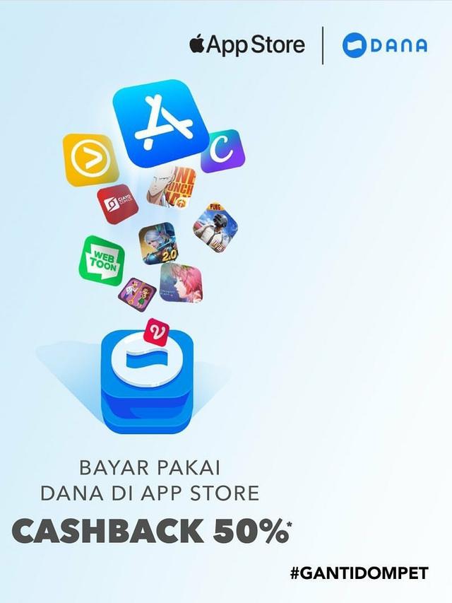 Cashback DANA 50%