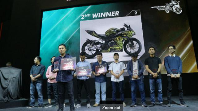 CBR250RR Virtual Modif Challenge Sukses Menarik Generasi Muda Pecinta Modifikasi