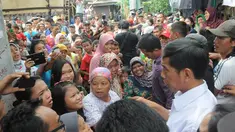 Capres dari PDIP, Jokowi memiliki cara tersendiri untuk merangkul kaum buruh (Liputan6.com/Herman Zakharia). 