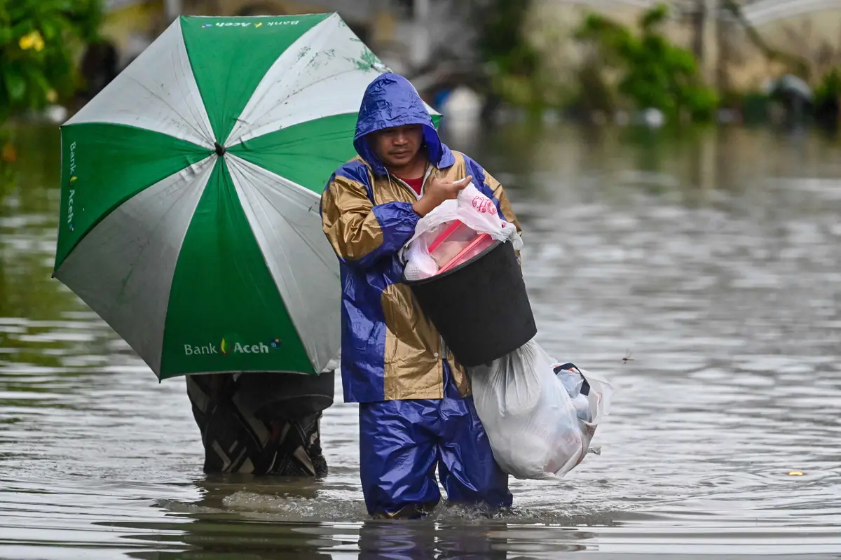 Siklon Tropis Picu Hujan Ekstrem, Beberapa Wilayah di Aceh Terendam Banjir