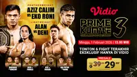 Nonton Live Streaming Prime Kumite Championship 3 Mulai 29 Ribu, Cek Jadwalnya!
