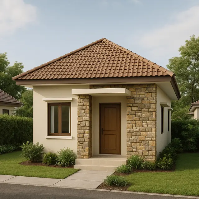 Model Rumah Sederhana 9x6 Meter dengan Atap Limas