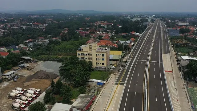 Tol Bogor Outer Ring Road (BORR) Seksi IIIA (ruas Simpang Yasmin-Kayu Manis) sepanjang 3 km. (Dok Kementerian PUPR)