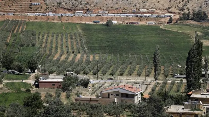 Desa di Bekaa Valley yang jadi target serangan tentara Israel menyasar Hizbullah. (Joseph Eid/AFP/File photo)