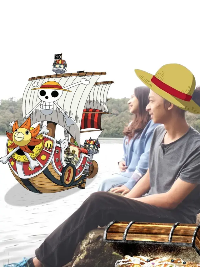 7 Hasil Editan Foto Netizen Minta Ada Kapal Titanic di Danau Ini Kocak