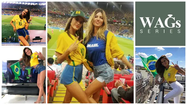 Pose Menggona 2 Model Seksi Pendukung Setia Brasil.