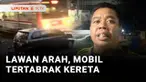 Demi keselamatan bersama, patuhi selalu seluruh aturan lalu lintas. Gara-gara nekat lawan arah, minibus tertabrak kereta Commuter Line di kawasan Pademangan, Jakarta.