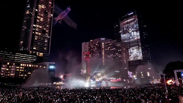 Kemeriahan Perayaan Tahun Baru 2024 oleh City Vision