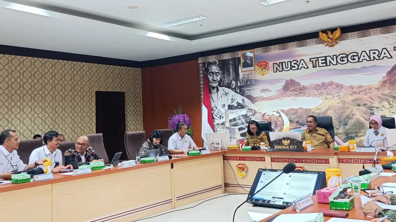 Pertemuan antara pemerintah NTT, ESDM dan aktivis lingkungan membahas proyek geothermal di Pulau Flores (Liputan6.com/Ola Keda)
