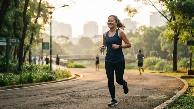 Berolahraga Secara Rutin (AI Generated)