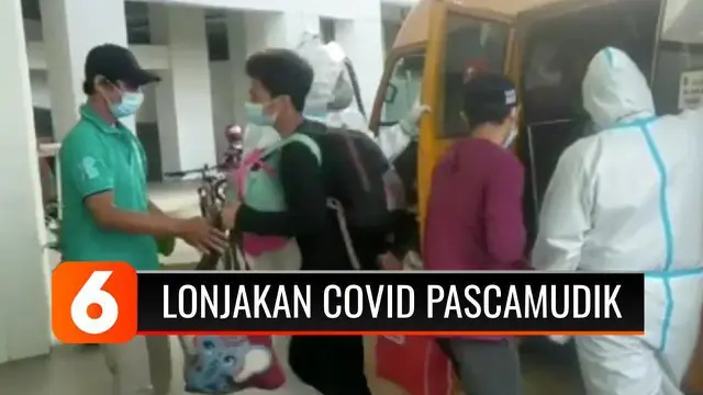 Lonjakan kasus Covid-19 pascamudik lebaran, mulai muncul di berbagai daerah di Tanah Air. Rumah Sakit Darurat Covid-19 Wisma Atlet, Kemayoran, Jakarta Pusat, kebanjiran pasien baru. Dalam seminggu terakhir ini tercatat hampir 4.000 pasien berdatangan...