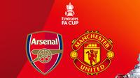 Piala FA - Arsenal Vs MU (Bola.com/Adreanus Titus)