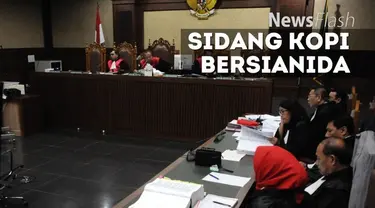 Sidang Jessica Wongso digelar hingga tiga kali pekan ini, sidang mengagendakan keterangan saksi dan ahli yang dihadirkan jaksa penuntut umum