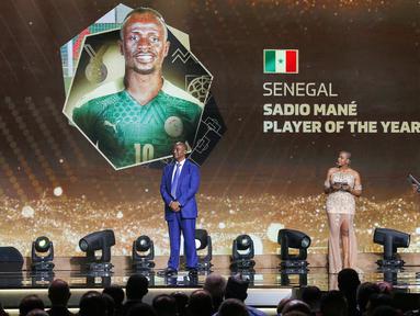 Sadio Mane berhasil meraih penghargaan Pemain Terbaik Afrika 2022. Trofi tersebut didapat Mane berkat penampilan moncernya bersama Liverpool dan juga Timnas Senegal. (Photo by AFP)