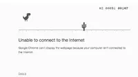 Lucunya Game Tersembunyi di Chrome Saat Internet Terputus