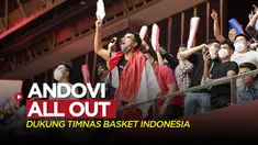 Berita video public figure, Andovi da Lopez, tampil all out saat mendukung Timnas Basket Indonesia dalam laga perdananya di Grup A FIBA Asia Cup 2022, Selasa (12/7/2022) sore hari WIB.