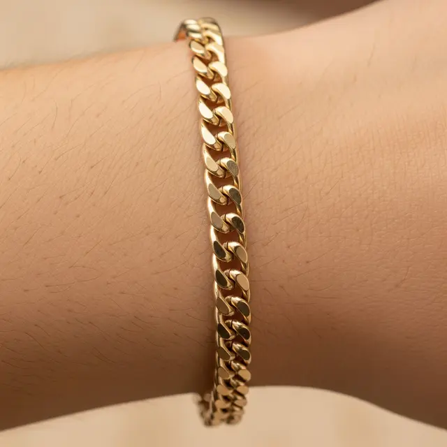 Model Gelang Emas 10 Gram 18 Karat Rantai Curb