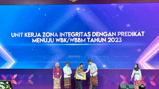 Sentra Budi Perkasa di Palembang Kategori Unit Kerja Pelayanan Berpredikat Menuju WBK, Terima Penghargaan dari KemenPAN RB