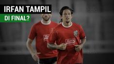 Irfan Bachdim terlihat kembali latihan bersama Bali United jelang final Piala Presiden 2018 melawan Persija Jakarta.