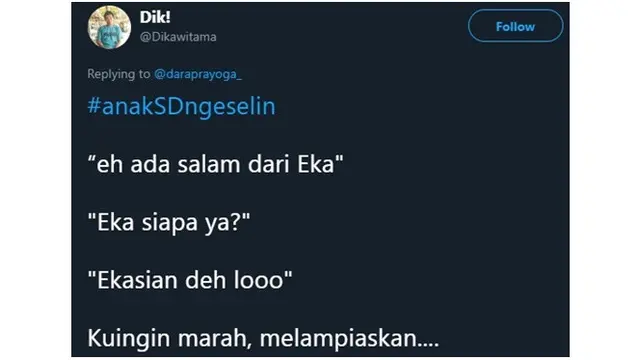 Tingkah Ngeselin saat Kecil