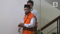 Ishfah Abidal Aziz alias Gus Alex usai menjalani pemeriksaan lanjutan di Gedung Merah Putih Komisi Pemberantasan Korupsi (KPK), Jakarta, Rabu (13/5/2026). (Liputan6.com/Helmi Fithriansyah)