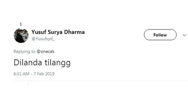 Dilan 2019 (sumber : twitter)