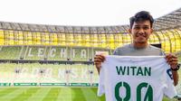 Witan Sulaeman bergabung dengan Lechia Gdansk. (Instagram Lechia Gdansk).