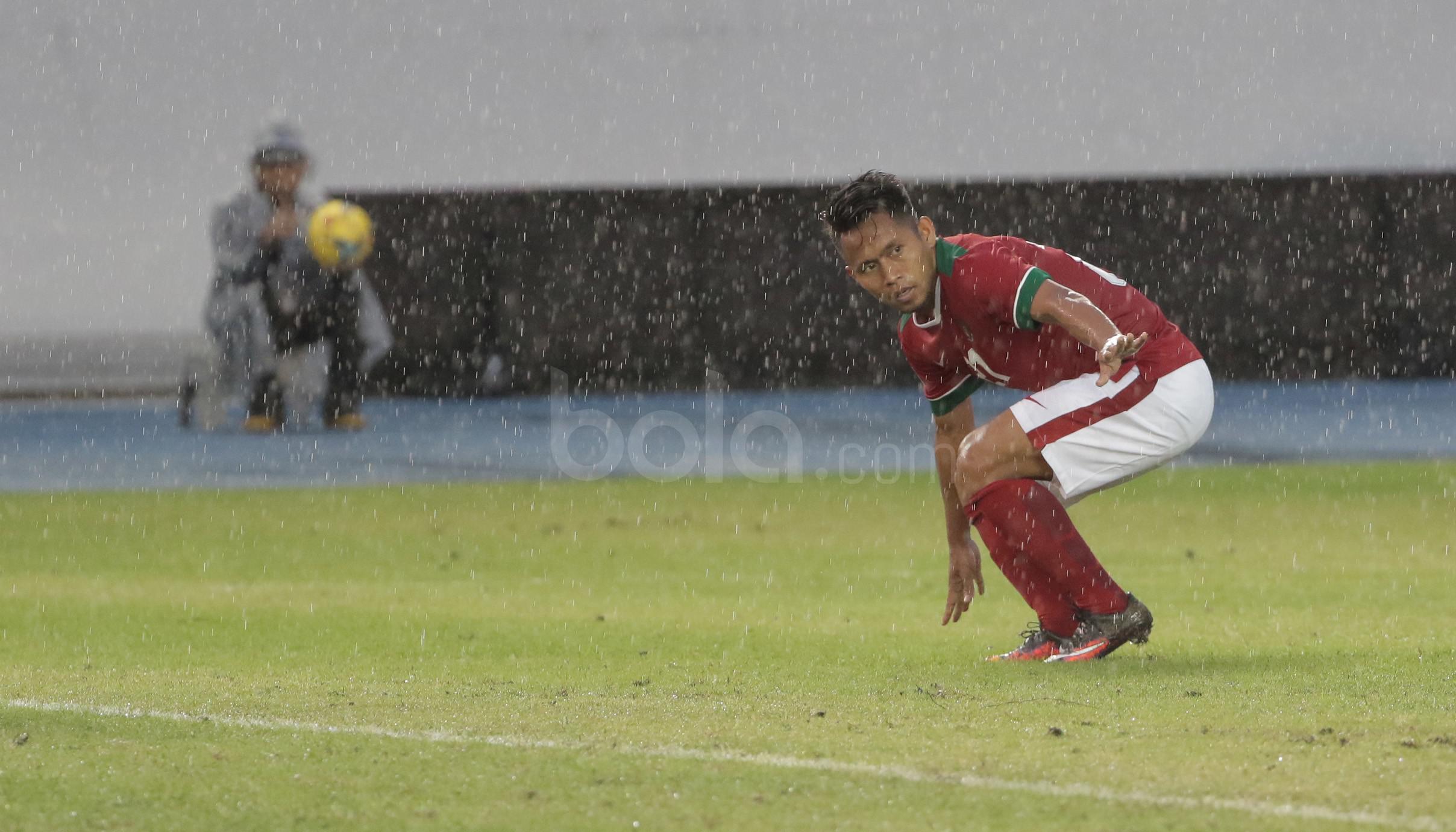 Andik Vermansah, Timnas Indonesia. (Bola.com/Nicklas Hanoatubun)