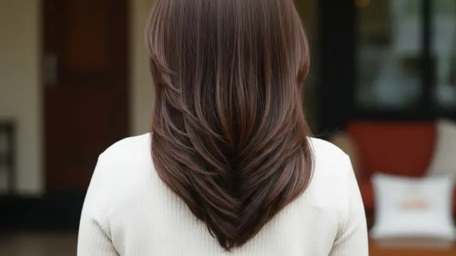 Model Rambut Wanita Panjang Layer Cut