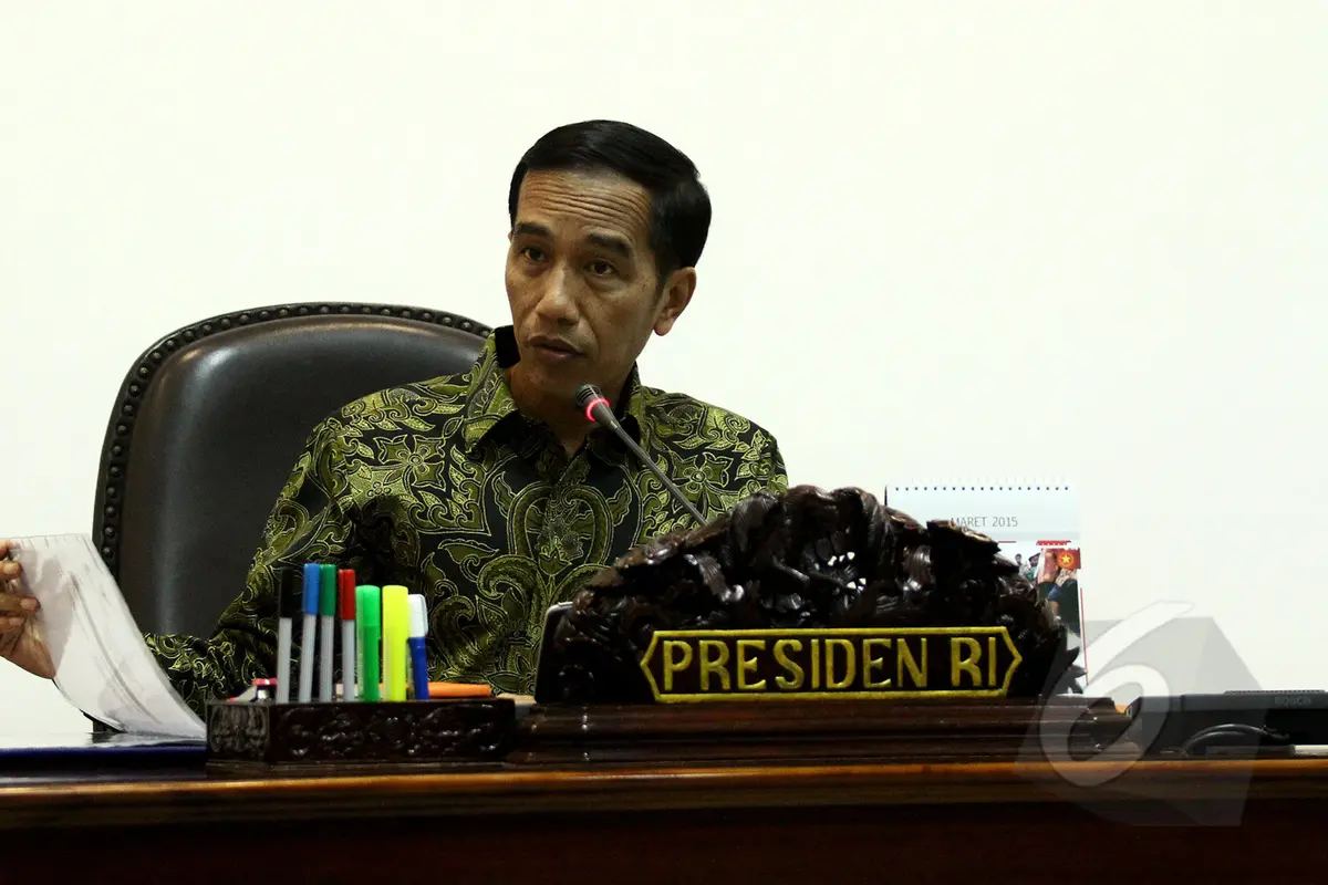 Jokowi Pimpin Rapat Paket Kebijakan Ekonomi
