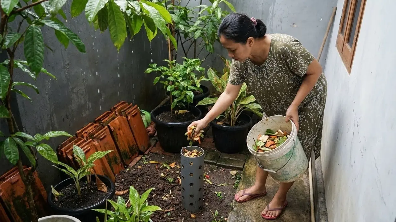 Cara Mengolah Sampah Organik Dapur di Rumah Lahan Terbatas