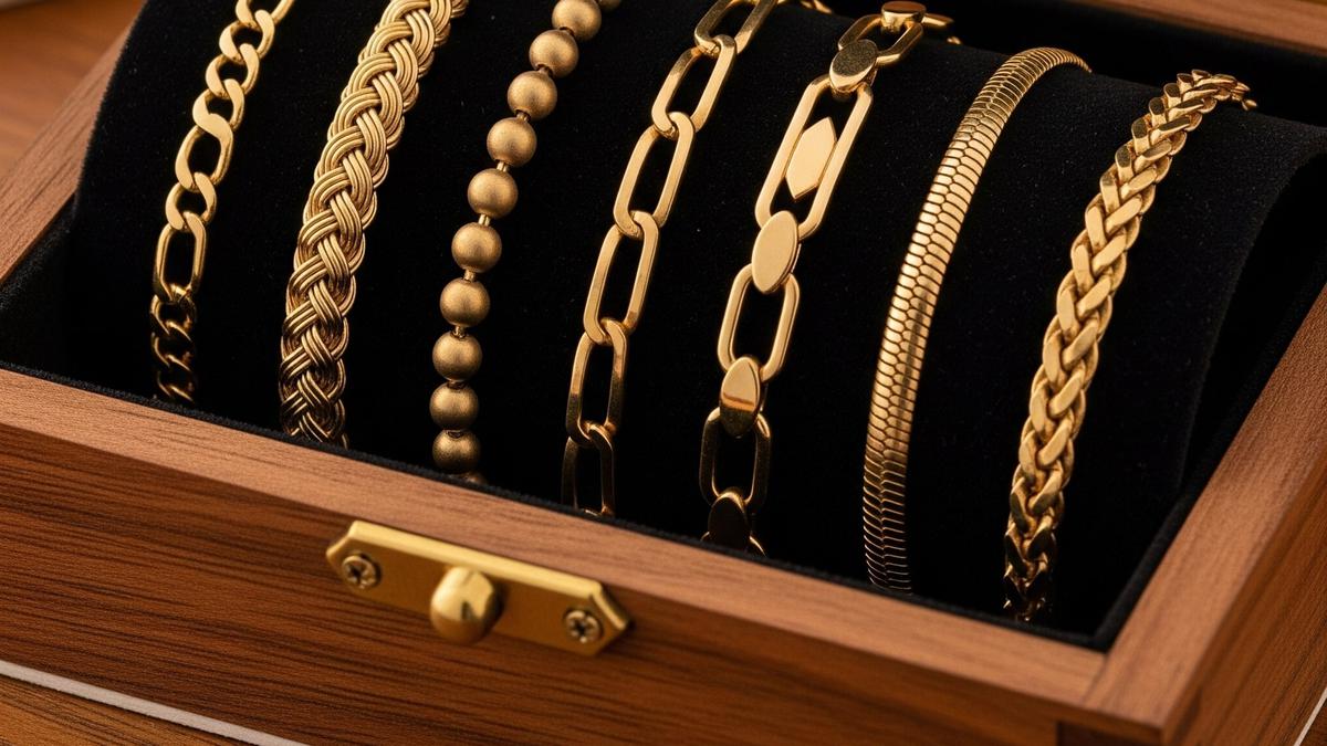 Gelang Emas 6 Gram Simple Tren 2025 untuk Gaya Kasual, 7 Model Terbaru yang Elegan dan Antikendor