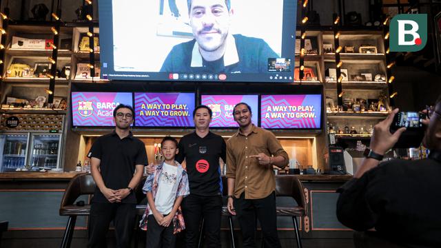 Konferensi pers Barca Academy Camps Jakarta