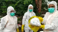 Limbah medis penanganan Covid-19 di Tempat Pembuangan Sampah Sementara (TPSS) Empang, Kota Bogor. (Istimewa)