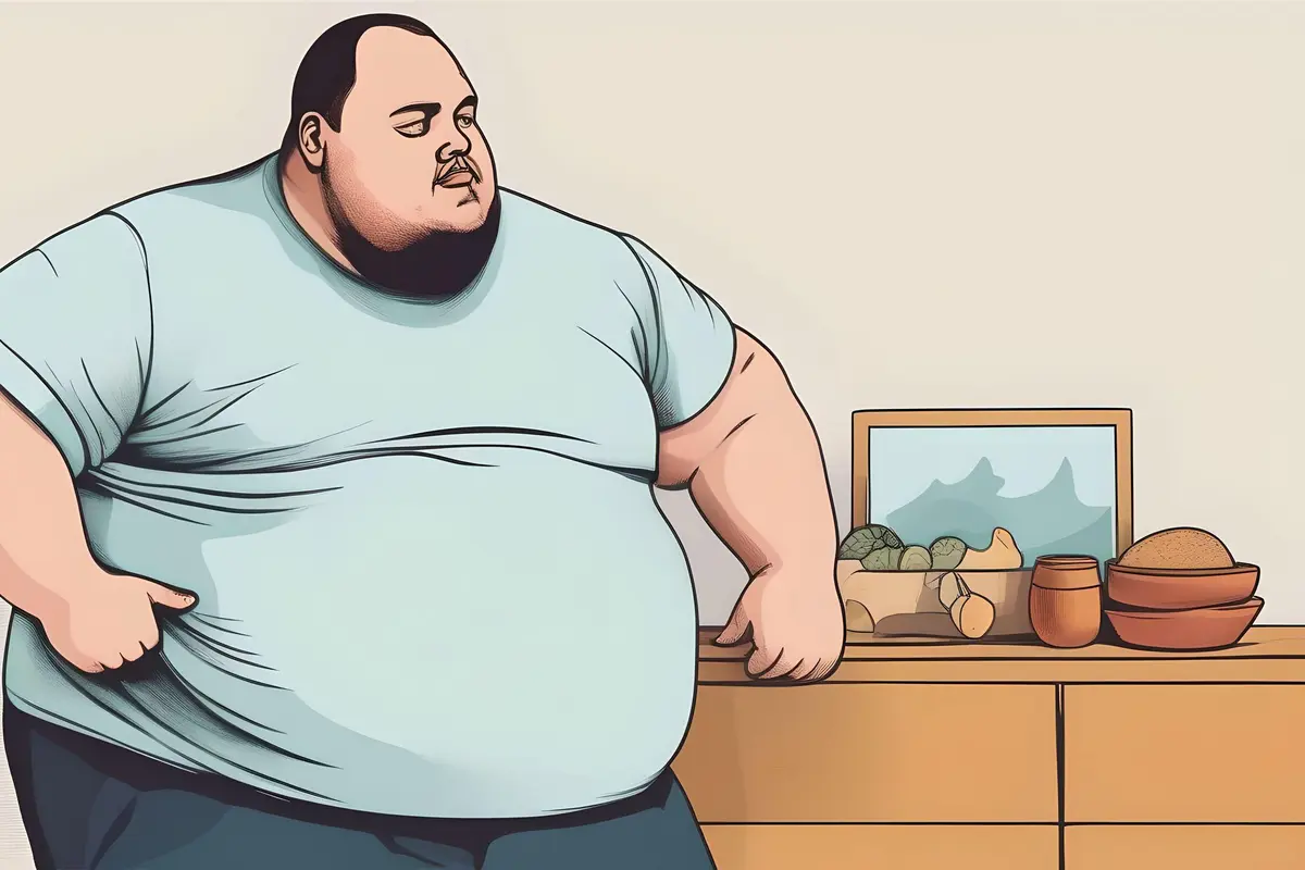 Perut Buncit Ganggu Keperkasaan Pria? Coba Tips Jitu dari Dr. Zaidul Akbar! (Ilustrasi Perut Buncit/Obesitas/Overweight by AI)