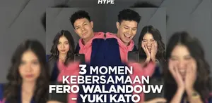 Seperti apa momen kebersamaan Fero Walandouw dan Yuki Kato? Yuk, kita cek video di atas!