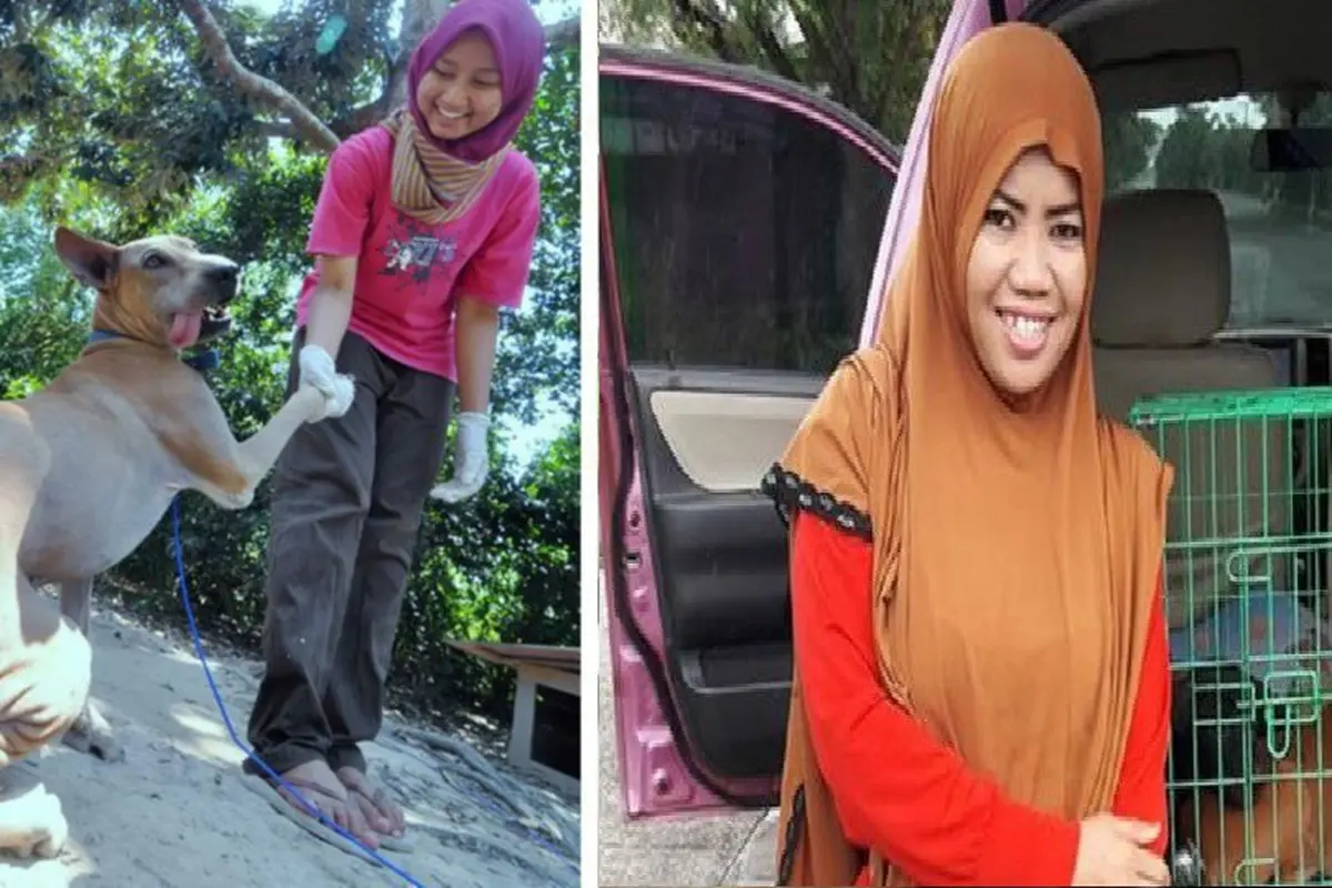 [Bintang] Anjing dan majikan berjilbab