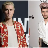 Justin Bieber dan Zayn Malik (AFP/Bintang.com)