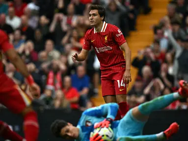 Federico Chiesa dilaporkan meminta Liverpool untuk mengizinkannya pergi dengan status pinjaman pada Januari 2025 ini. Hal tersebut dilakukan agar dirinya dapat memperoleh lebih banyak waktu bermain di lapangan. (AFP/Paul Ellis)