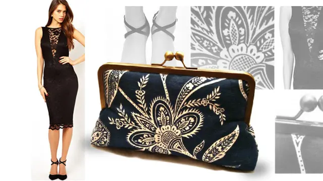 Pinterest.com/dress: Everingers | clutch: Aliyah Prontaut