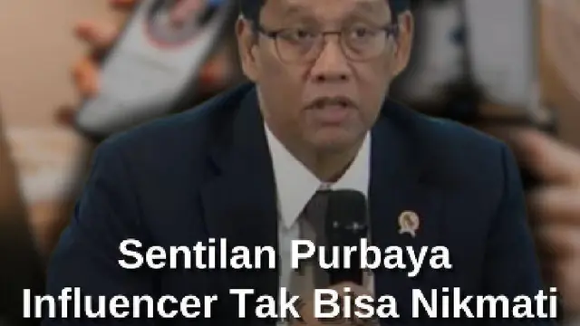 Sentilan Purbaya Soal Influencer Tak Dapat Pajak 0,5% UMKM: Tak Ada Lapangan Kerjanya..