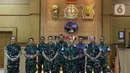 Konferensi pers ini merupakan tanggapan dari pihak TNI terkait penetapan tersangka Kepala Basarnas Henri Alfiandi yang masih berstatus aktif oleh KPK. (Liputan6.com/Herman Zakharia)