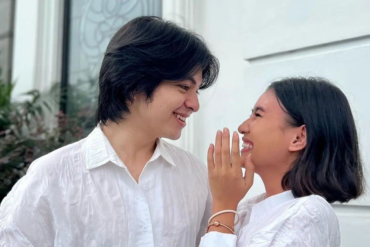 Angga Yunanda dan Shenina Cinnamon rayakan lebaran bareng