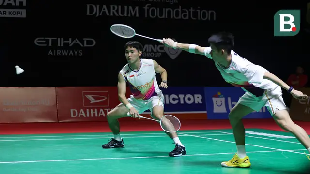 Foto: Raymond Indra/Nikolaus Joaquin Tak Terbendung, Selangkah Lagi Rajai Indonesia Masters 2026