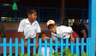 Anak-anak di SD YPK Waupnour, Biak, Papua (Liputan6.com/Yulia Lisnawati)