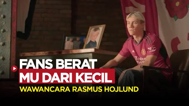 VIDEO: Wawancara Pertama Rasmus Hojlund di Manchester United