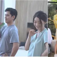 Natasha Wilona dan Aliando Syarief joget TikTok bareng. (Sumber: YouTube/Natasha Wilona/TikTok/natashawilona15_)
