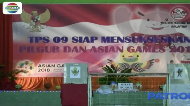 Uniknya TPS Bertema Asian Games di Pilkada Jateng